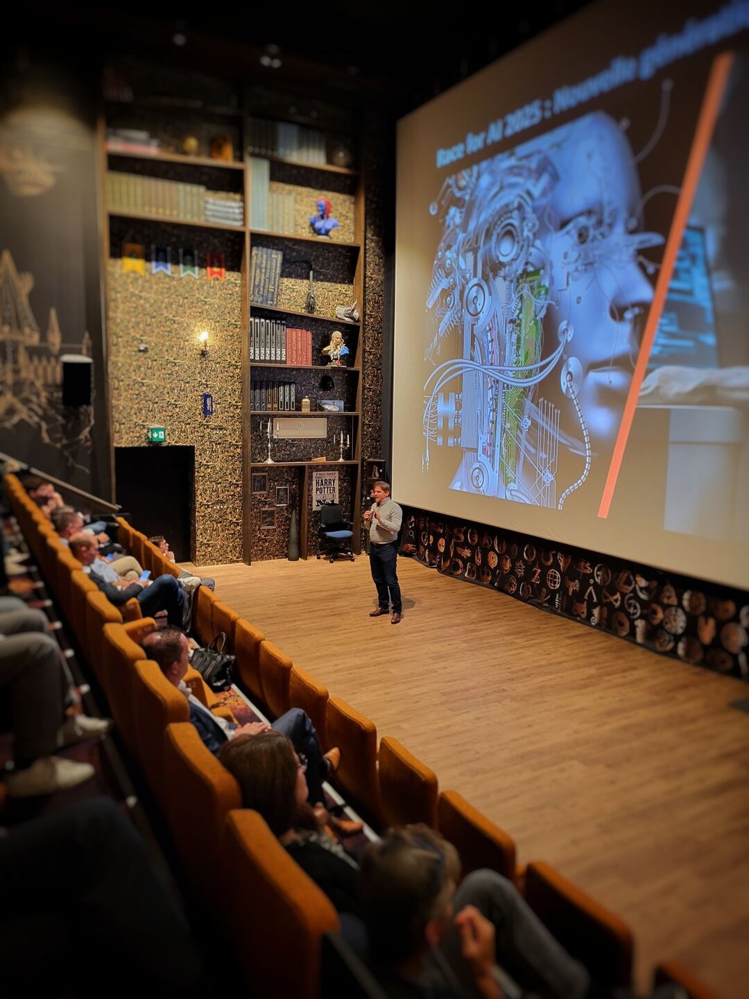 Pascal Kaufmann auf der Bühne