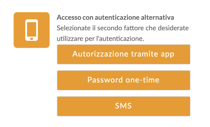Accesso con autenticazione alternativa