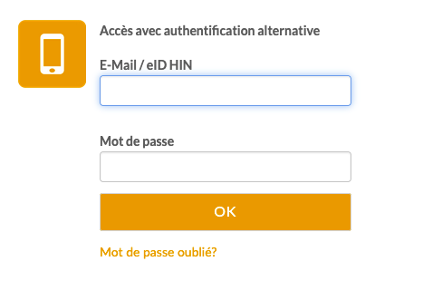  Accès avec authentification alternative