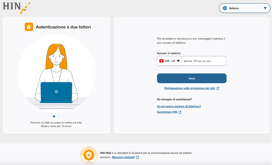 HIN Mail per i non soci: Iscrizione