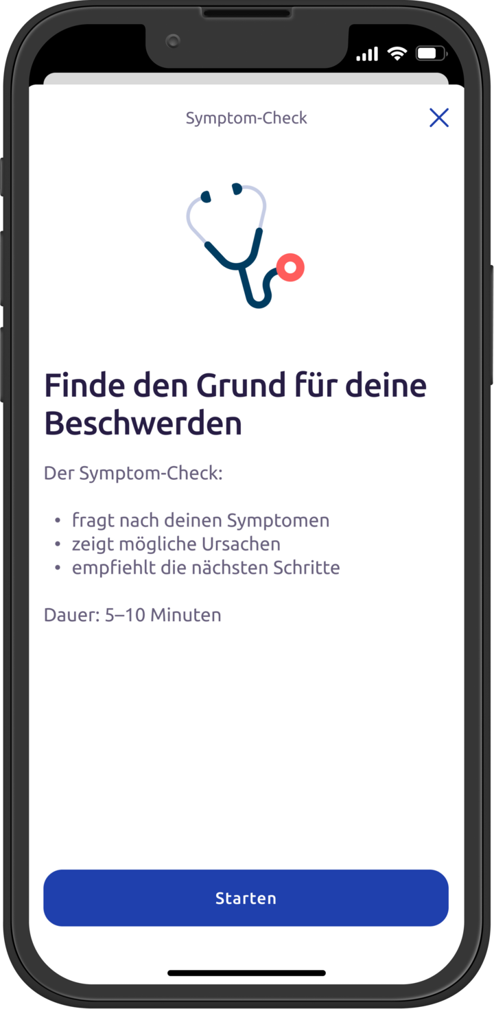 Compassana App: Symptom-Check