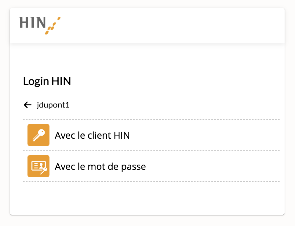 Login HIN