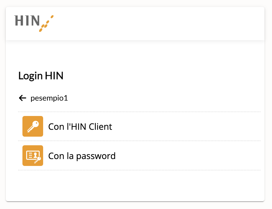 Login HIN