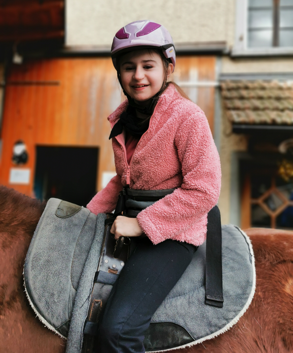 Sarah Trüter am Reiten